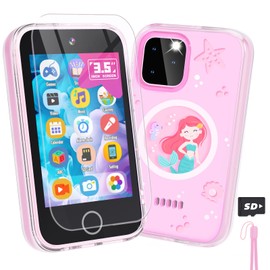 Dylanto Kids Phone,3.5'' Touchscreen Phone for Kids Learning Play Toys for 3-9 Years Old Girls with Dual Camera,Video Players,Game,Christmas Birthday Gifts for Girl Age 3 4 5 6 7 8 9 (Pink)