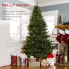 Best Choice Products 7.5ft Pre-Lit Hinged Douglas Full Fir Artificial