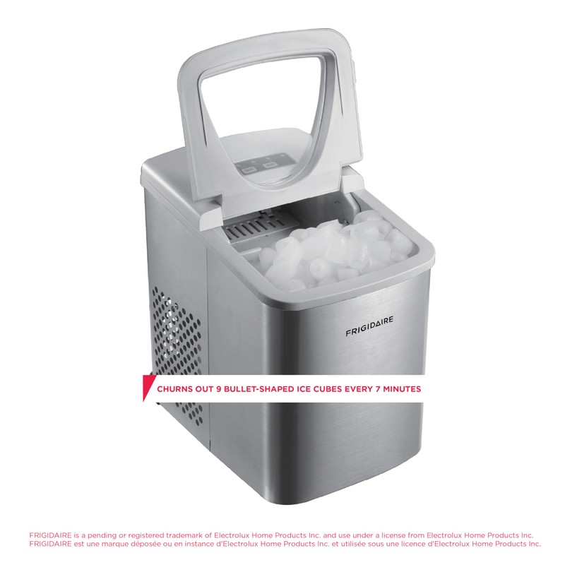 Frigidaire 26 Lbs per Day Portable Compact Maker, Ice Making