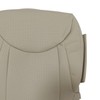 Priprilod Tan Perforated Leather Driver Side Bottom Replacement Seat Cover