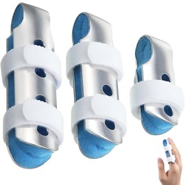 3 Stück Fingerschiene,Fingerschiene Kleiner Finger,Fingerschiene Mittelfinger,Schiene Finger,Verstellbare Schiene,Fingerlinge Fingerschutz Für Gebrochenen Daumen Oder Arthritischen Triggerzeh
