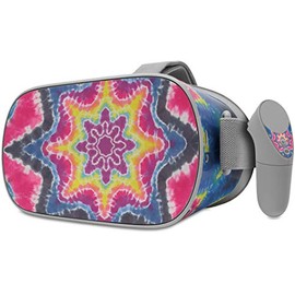 Decal Style Skin Wrap Compatible with Oculus Go Headset - Tie Dye Star 101 (Oculus NOT Included)