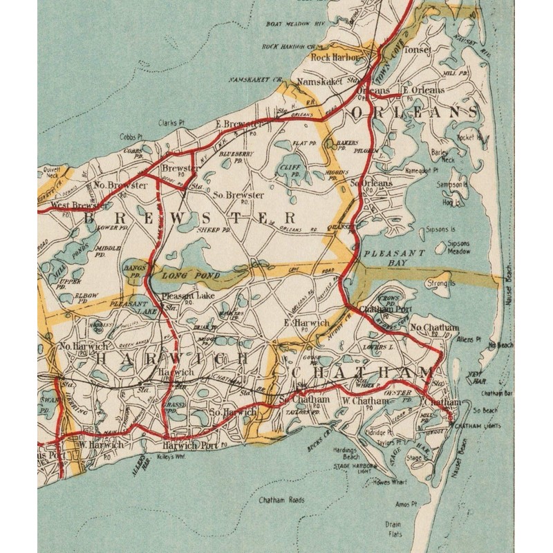 Cape Cod and The Islands 1917 - Walker - Local