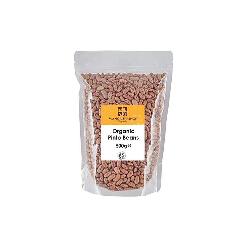 Organic Pinto Beans 500g by Manor Springs Organic