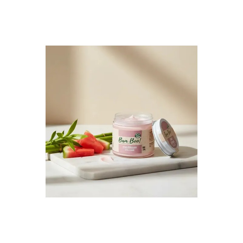 Crema Hidratante Sandía Para Cara Y Cuerpo 100g Bam Boo!