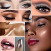 DE'LANCI Diamond Champagne Liquid Eyeshadow Glitter, Intense Metallic Shine Liquid