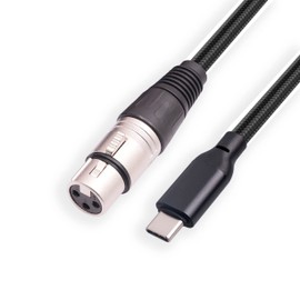 XLR Female to USB C Cable,USB C Microphone Cable 3.3 FT,USB Type-C to XLR Female Cord Connector Adapter Compatible Audio Cord Link Converter Cable USB Type-C Devices For Smartphone or MacBook