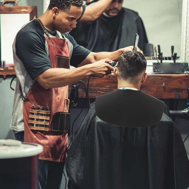 Collarín de Silicona Capa de Peluquería para Corte de Cabello