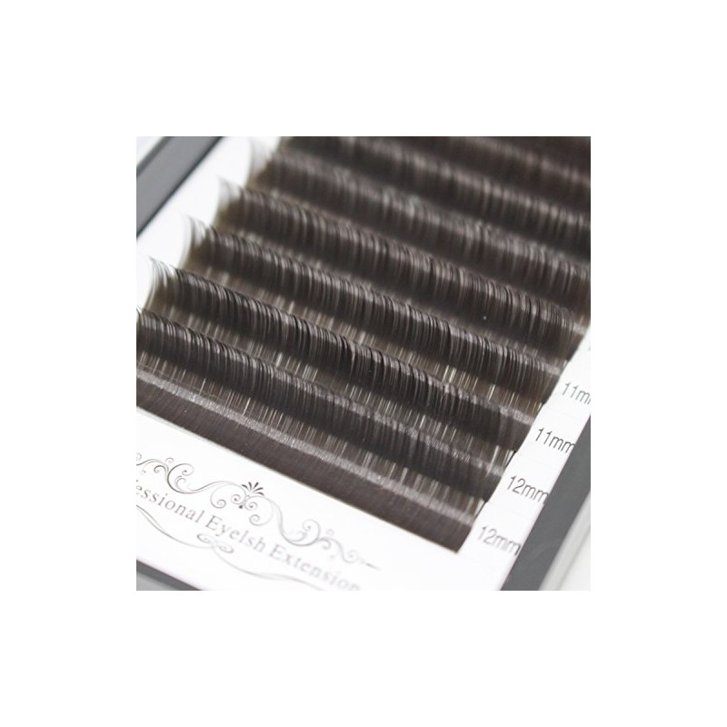 Scala Thickness 0.10mm C Curl Light Brown/Dark Brown/Black-Brown False lashes