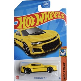 Hot Wheels 2017 Camaro ZL1, Muscle Mania 5/10 [Yellow] 135/250
