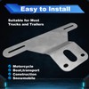 CmeRto Trailer License Plate Bracket Frame Heavy-Duty Bracket Holder Trailer