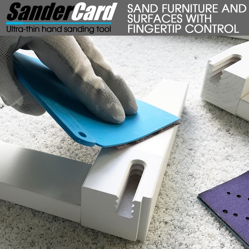 SanderCard Pro Hand Sander - Tool Only | Requires Hook