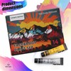 VIKUKIV 14 Colors Face Body Paint Kit Professional Water Based