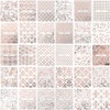 30 Sheets Rose Gold Nail Art Stickers 3D Baroque Floral