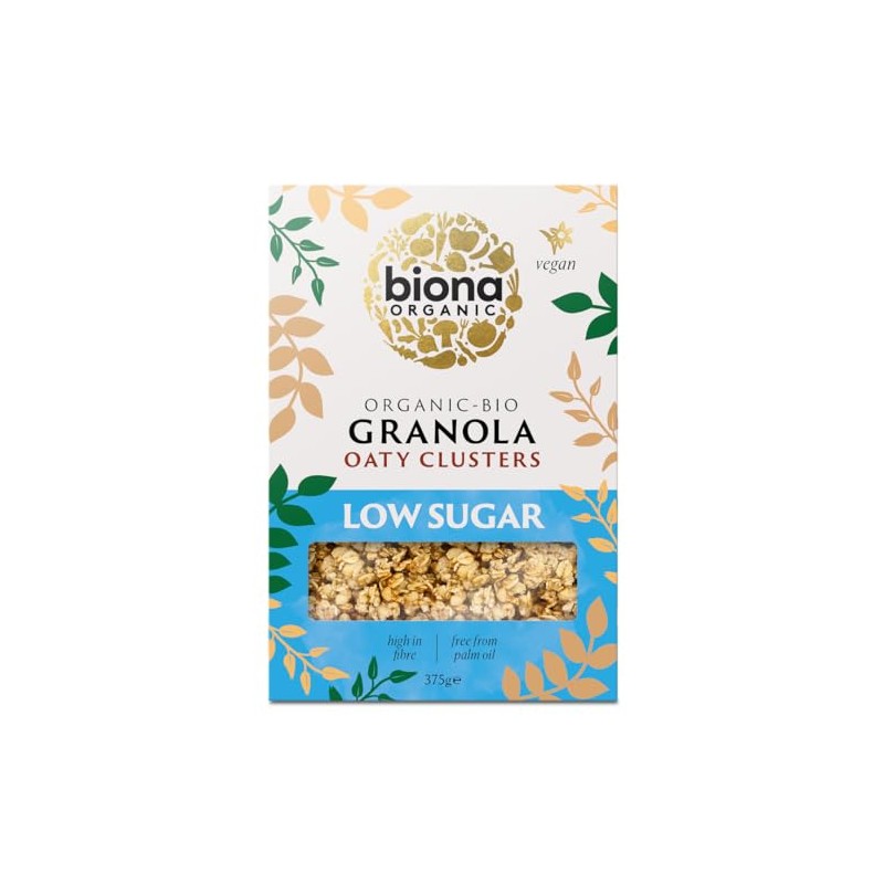 Biona Organic Low Sugar Oaty Granola Clusters 375g