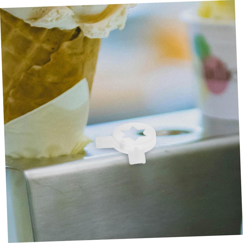 Homoyoyo 4pcs Soft Serve Ice Cream Machine Nozzles - Star