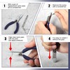 SPEEDWOX Clasp Frame Finishing Pliers, 2 Spare Replacement Parts Included,