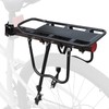Adjustable Bike Rear Rack - Universal Carrier with Reflector, Fits