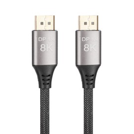 DP 1.4 Version Cable 8K 4K 32.4Gbps Bandwidth Data Cable for Computer Monitor2m/6.56ft