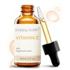 Vitamin C Serum for Face by Poppy Austin? - DOUBLE SIZED 60ml - Best Natural, Organic & Triple Purified Vit C Serum - with Hyaluronic Acid Serum, Vitamin E & Jojoba Oil by Poppy Austin