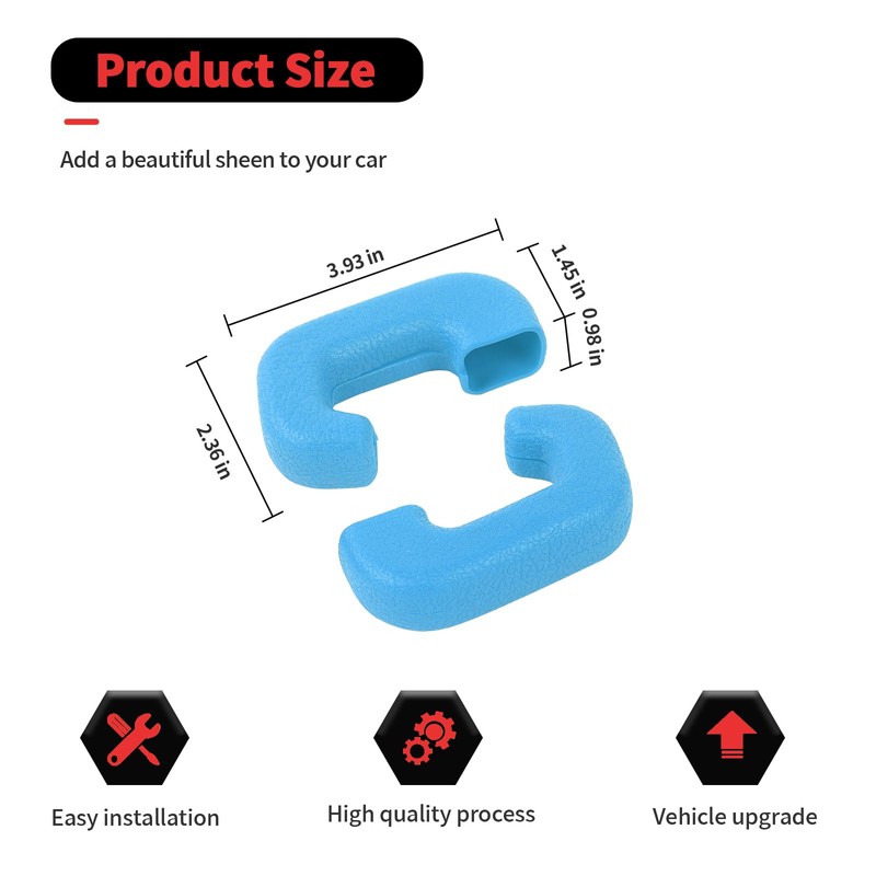 RT-TCZ Tow Hook Covers - Bumper Tow Hook Rubber Protector