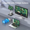 Leipan DM12 Digital Soldering Microscope 2000X, 10.1" Coin Microscope with