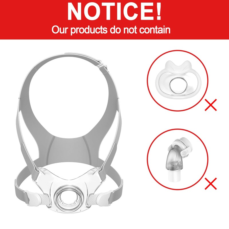Replacement Kit Compatible with Airfit F30, Includes Adjsutable F30 Headgear,