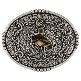 Montana Silversmiths Sunrise Bronc Attitude Buckle - A988S