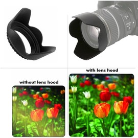 67mm Pro Series Hard Tulip Lens Hood For Nikon AF-S DX NIKKOR 18-140mm f/3.5-5.6G ED VR Lens, Nikon AF-S NIKKOR 28mm f/1.8G Lens, Nikon 16-85mm f/3.5-5.6G ED VR AF-S DX Nikkor Lens, Nikon AF-S DX NIKKOR 18-200mm f/3.5-5.6G ED VR II Zoom