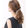VingTAINE H7567-MOC- Banana Clip, Flower Enamel, Stone, Point, Flower Hair