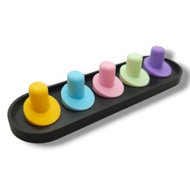 Electric Toothbrush Head Holder for Oral-B iO Toothbrush Head Holder, Toothbrush Holder for Bathroom, Compatible Only with Oral B iO Series – toothbrush holder – [Choose 2 to 6 Heads] (5 Heads)