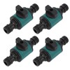 4pcs Hose Quick Connector, Plastic Leakage Proof Dual Garden Hose