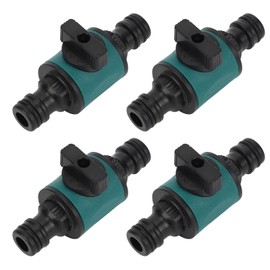 4pcs Hose Quick Connector, Plastic Leakage Proof Dual Garden Hose Adapter, for Irrigation System Hose Connections in, Lawns, Gardens and Greenhouses