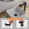 Drifop Universal Bathroom Sink Stopper, Basin Pop-up Bathroom Sink Drain