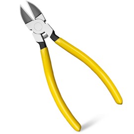 Viganoc 7-inch Ultra Sharp Side Cutter Set with Spring Loaded, Flush Cutting Pliers, Diagonal Cutting Plier for Jewelry Making, Electrical, Crafting, Flowers, Plastics