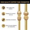 Air Conditioning Pipe Coupling Adapters with Flare Nuts and Connectors