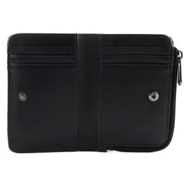 Mandarina Duck Women's Mellow Leather Wallet Travel Accessory Wallet, black