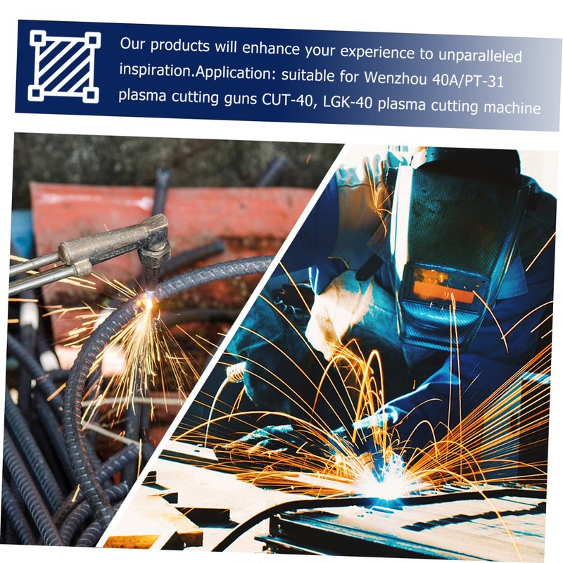 DOITOOL 80pcs Plasma Cutter Nozzle Kit Consumable Tips Torch Plasma