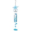 Sunset Vista Designs 92539 Blue Starfish Wind Chime, Metal and