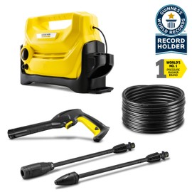 Kärcher Pressure Washer, K2 Entry, 1600 PSI, 25 ft. Hose, 2 Spray Wands, Onboard Storage Feature – 1.35 GPM