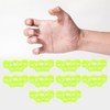 10Pcs Finger Exerciser 6.6LB Green Soft Flexible Silicone Portable Skin