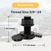 vandrabase 6 Pack L-Track Double Lug Threaded Stud Nut Fitting