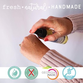 Rinse Bath & Body Blue Citrus Body Oil Moisturizer Spray - Natural, Light & Fast Absorbing | Squalane, Grapeseed & Apricot Oil | All Skin Types | Shower & Massage | Vitamin E | Handmade | 4floz