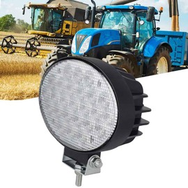6.5 inch Oval LED Light Flood for John Deere Wide Ultra Bright Offroad Car Case IH Tractor Agriculture 75W 8600LM Bulb Driving Fog Work Lamp Engineering Vehicle Lights 12V 24V 1pc