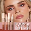Eyeshadow Stick,5 Colors Soft Creamy Matte Shimmer Eye Shadow Pencil,Powder