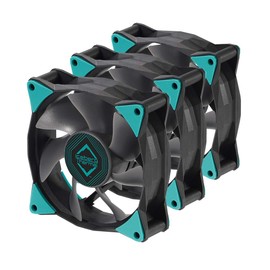 Iceberg Thermal IceGALE 80mm PWM Premium Case Fan ((3-Pack) Black)