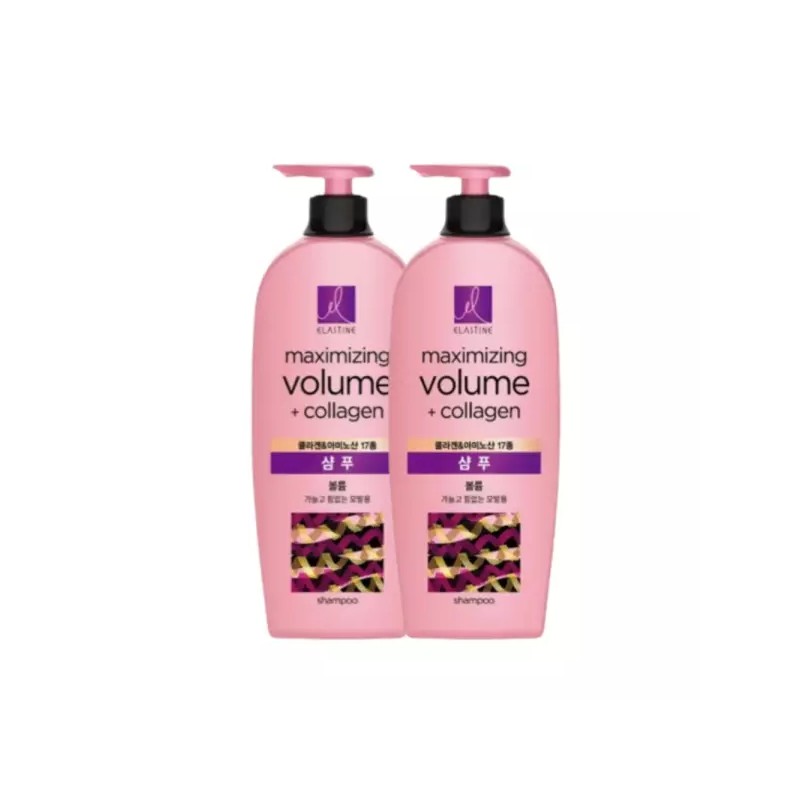 Elastine 엘라스틴샴푸 콜라겐 볼륨 샴푸 680ml 2개 Elastine Shampoo Collagen