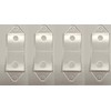 Clear Rocker Switch Plate Cover Guard 4 Pack - Keeps