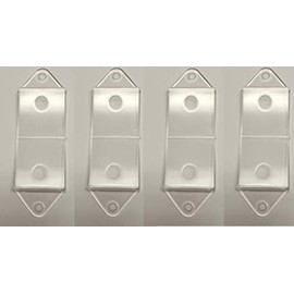 Clear Rocker Switch Plate Cover Guard 4 Pack - Keeps Light Switch ON or Off Protects Your Lights or Circuits from Accidentally Being Turned on or Off.