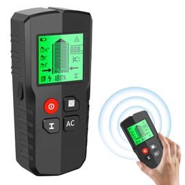 Focenat Cable Finder Detector, Cable Finder, Wall Scanner Detector, Power Line Finder, Line Detector with LCD Display, Multifunctional Stud Finder, for Wood, Iron Metals, Cable, Metal